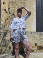 Short taille haute - Imprimé bouquet vintage – Image 2