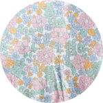 Tissu extérieur : fleurs multicolores