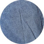 Tissu extérieur : jean bleu foncé