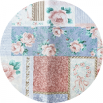 Tissu extérieur : patchwork girly